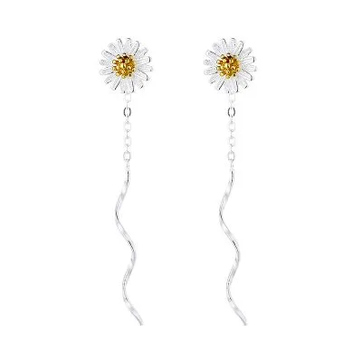 Bông Tai Bạc Nữ Cúc Họa Mi Kensington LILI 102795 4