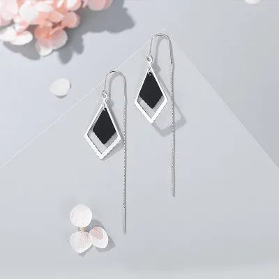 Bông Tai Bạc Nữ Dây Dài Marceline LILI 102524 2