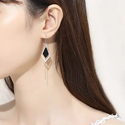 Bông Tai Bạc Nữ Dây Dài Marceline LILI 102524 3