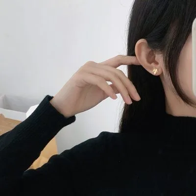 Bông Tai Bạc Nữ đính đá CZ Hình Lá Phong Demi LILI 100210 7