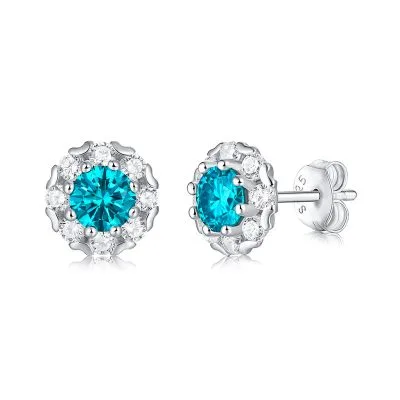 Bông Tai Bạc Nữ đính Kim Cương Moissanite Mazikeen LILI 102131 8