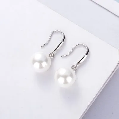 Bông Tai Bạc Nữ đính Ngọc Trai Tròn Allison LILI 102005 1