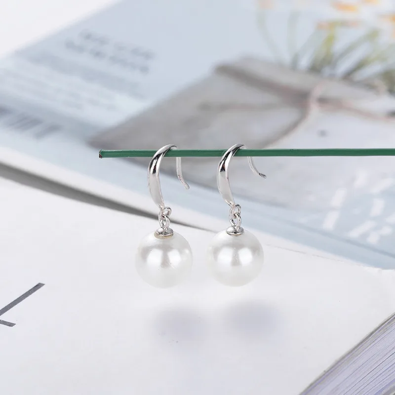 Bông Tai Bạc Nữ đính Ngọc Trai Tròn Allison LILI 102005 4