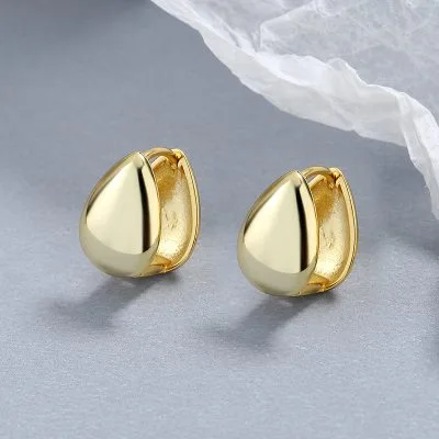 Bông Tai Bạc Nữ Hình Giọt Nước Rosalinda LILI 102869 1