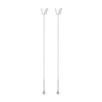 Bông Tai Bạc Nữ Hình Hồ điệp Eulalia LILI 102751 5