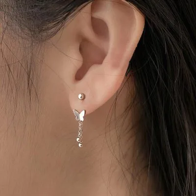 Bông Tai Bạc Nữ Hình Hồ điệp Scottie LILI 102611 4