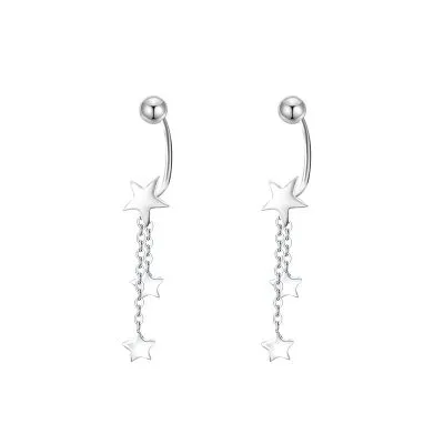 Bông Tai Bạc Nữ Hình Ngôi Sao 5 Cánh Eloise LILI 102644 5