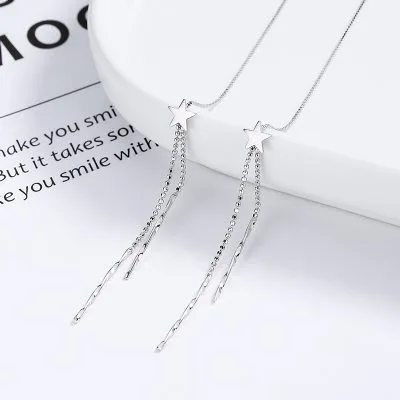 Bông Tai Bạc Nữ Hình Ngôi Sao 5 Cánh Imogene LILI 102785 4