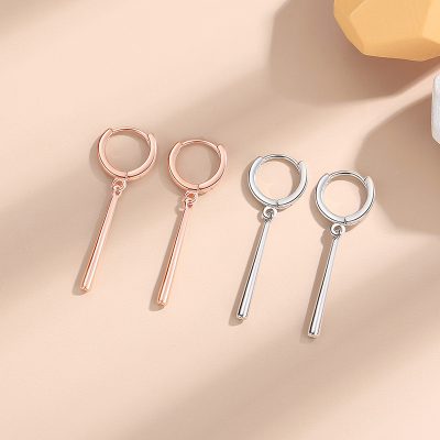 Bông Tai Bạc Nữ Hình Thanh Thẳng Kamiyah LILI 102485 2