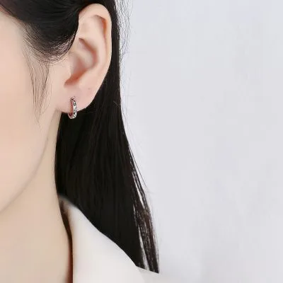 Bông Tai Bạc Nữ Không đính đá Natalia LILI 102348 2