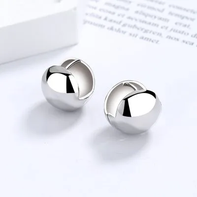 Bông Tai Bạc Nữ Tròn Rosamund LILI 102878 5