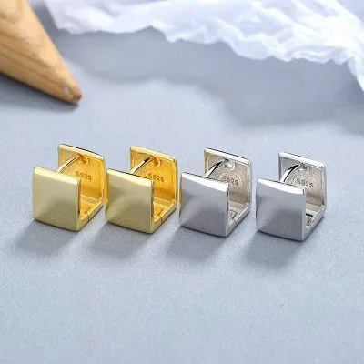Bông Tai Bạc Nữ Vuông Rhiannon LILI 102859 3
