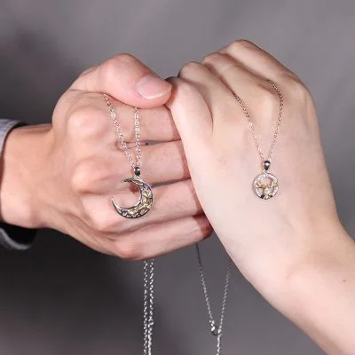 Dây Chuyền Bạc đôi đính đá CZ Hình Gạc Nai Alvaro LILI 099584 3
