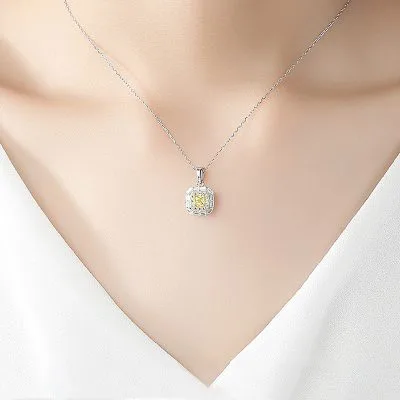 Dây Chuyền Bạc Nữ đính đá CZ Milena LILI 098173 2