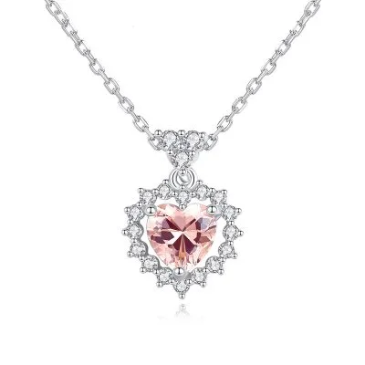 Dây Chuyền Bạc Nữ đính đá CZ Hình Trái Tim Kiana LILI 098163 1