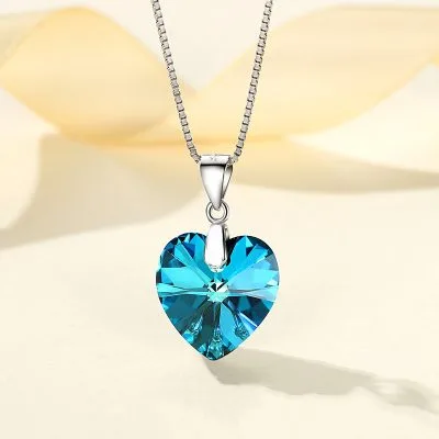 Dây Chuyền Bạc Nữ đính đá CZ Hình Trái Tim Naya LILI 097660 1