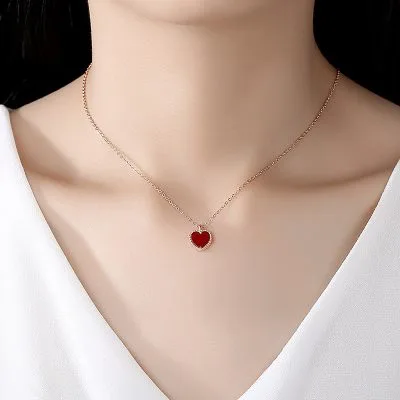 Dây Chuyền Bạc Nữ đính đá CZ Hình Trái Tim Zhuri LILI 098556 4