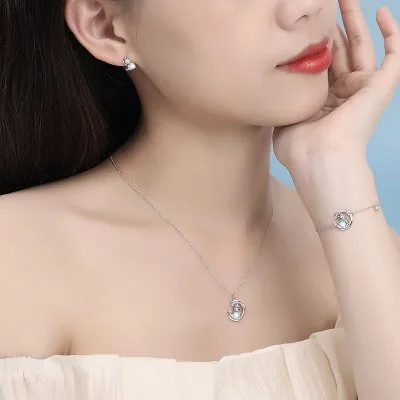 Dây Chuyền Bạc Nữ đính đá CZ Kỳ Lân Cute LILI 097754 2