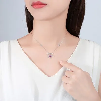 Dây Chuyền Bạc Nữ đính đá CZ Mũi Tên Tình ái Cadence LILI 098779 2