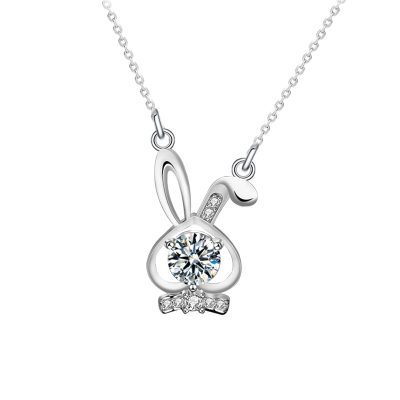 Dây Chuyền Bạc Nữ đính Kim Cương Moissanite Thỏ Cute LILI 099193 4