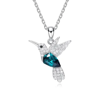 Dây Chuyền Bạc Nữ đính Pha Lê Swarovski Chim Nhạn Zaniyah LILI 098321 1
