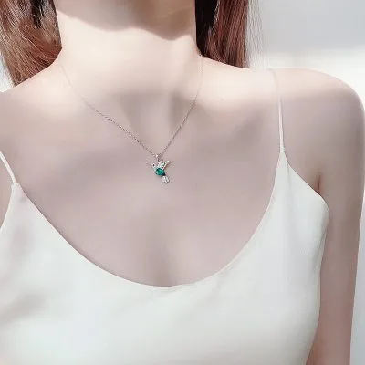 Dây Chuyền Bạc Nữ đính Pha Lê Swarovski Chim Nhạn Zaniyah LILI 098321 3