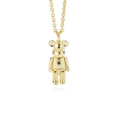 Dây Chuyền Bạc Nữ Hình Gấu Bearbrick LILI 099034 4