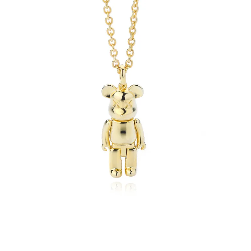 Dây Chuyền Bạc Nữ Hình Gấu Bearbrick LILI 099034 4