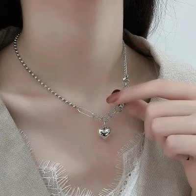 Dây Chuyền Bạc Nữ Hình Trái Tim Cách điệu Emberlynn LILI 099056 3