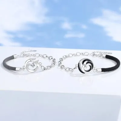 Lắc Tay Bạc Cặp đôi đính đá CZ Phượng Hoàng Phoenix LILI 103816 1