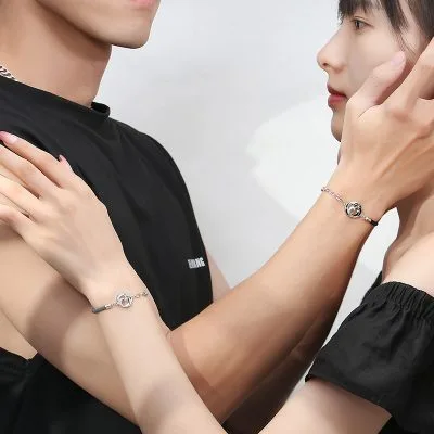 Lắc Tay Bạc Cặp đôi đính đá CZ Phượng Hoàng Phoenix LILI 103816 3