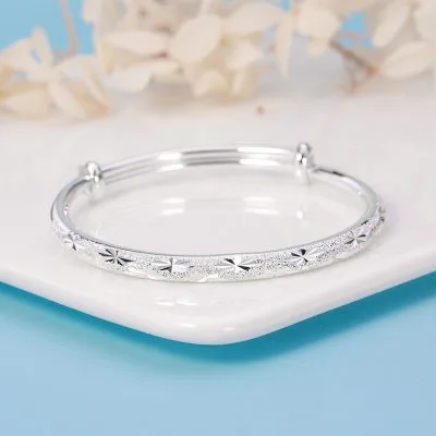 Lắc Tay Bạc đặc Cho Bé Gái Trai ánh Sao Bethany LILI 097318 6