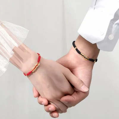 Lắc Tay Bạc đôi Hình Kim Tiền May Mắn Alaya LILI 103769 3