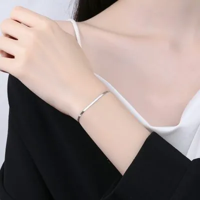 Lắc Tay Bạc Nữ Dạng Dây Mì Galilea LILI 096754 3