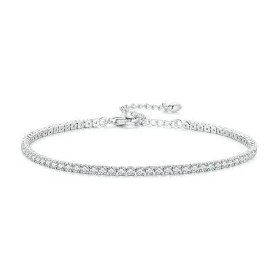 Lắc Tay Bạc Nữ đính đá CZ Chuỗi đá Briana LILI 104539 1