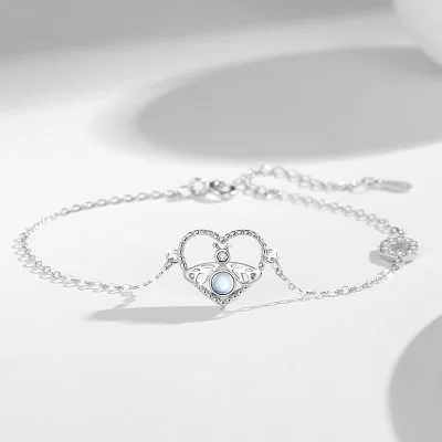 Lắc Tay Bạc Nữ đính đá CZ Hình đom đóm Daniela LILI 103189 1
