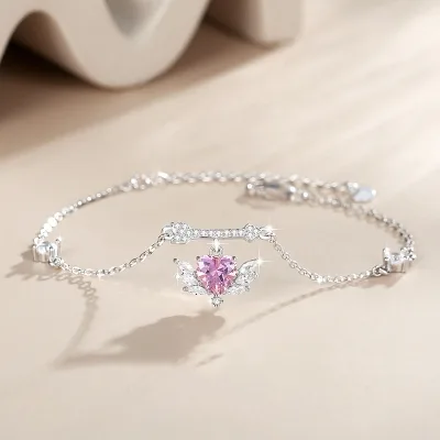 Lắc Tay Bạc Nữ đính đá CZ Hình Mũi Tên Tình ái Elodie LILI 096584 1