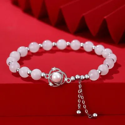Lắc Tay Bạc Nữ đính Ngọc Bích Hetian Lauren LILI 103500 4
