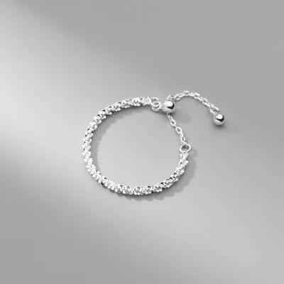 Nhẫn Bạc Nữ Dạng Dây Xù Angelina LILI 094185 10