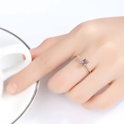 Nhẫn Bạc Nữ đính đá CZ Destiny LILI 094653 2