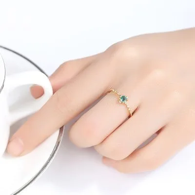 Nhẫn Bạc Nữ đính đá CZ Fatima LILI 094404 2