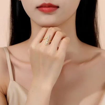 Nhẫn Bạc Nữ đính đá CZ Kailani LILI 093854 5