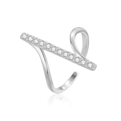 Nhẫn Bạc Nữ đính đá CZ Kailani LILI 093854 7