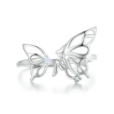 Nhẫn Bạc Nữ đính đá CZ Cô Tiên Lylah LILI 104816 1