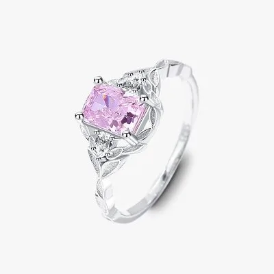 Nhẫn Bạc Nữ đính đá CZ Hình Cành Và Lá Natalie LILI 092992 1