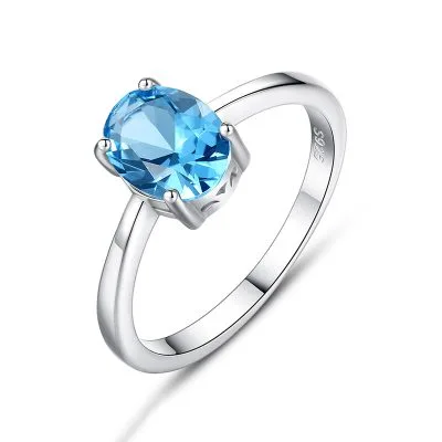 Nhẫn Bạc Nữ đính đá Topaz Laura LILI 094507 1