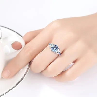 Nhẫn Bạc Nữ đính đá Topaz Rosemary LILI 094517 2