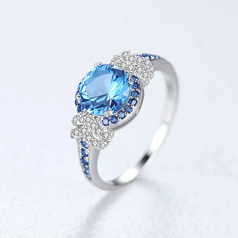 Nhẫn Bạc Nữ đính đá Topaz Rosemary LILI 094517 3