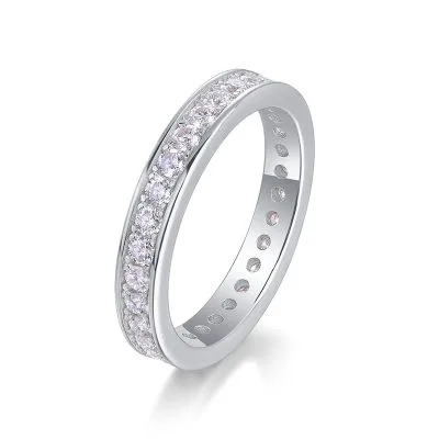 Nhẫn Bạc Nữ đính Kim Cương Moissanite Julieta LILI 104086 1
