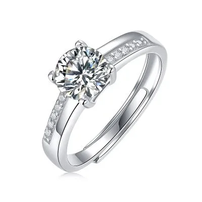 Nhẫn Bạc Nữ đính Kim Cương Moissanite Lyla LILI 093396 1